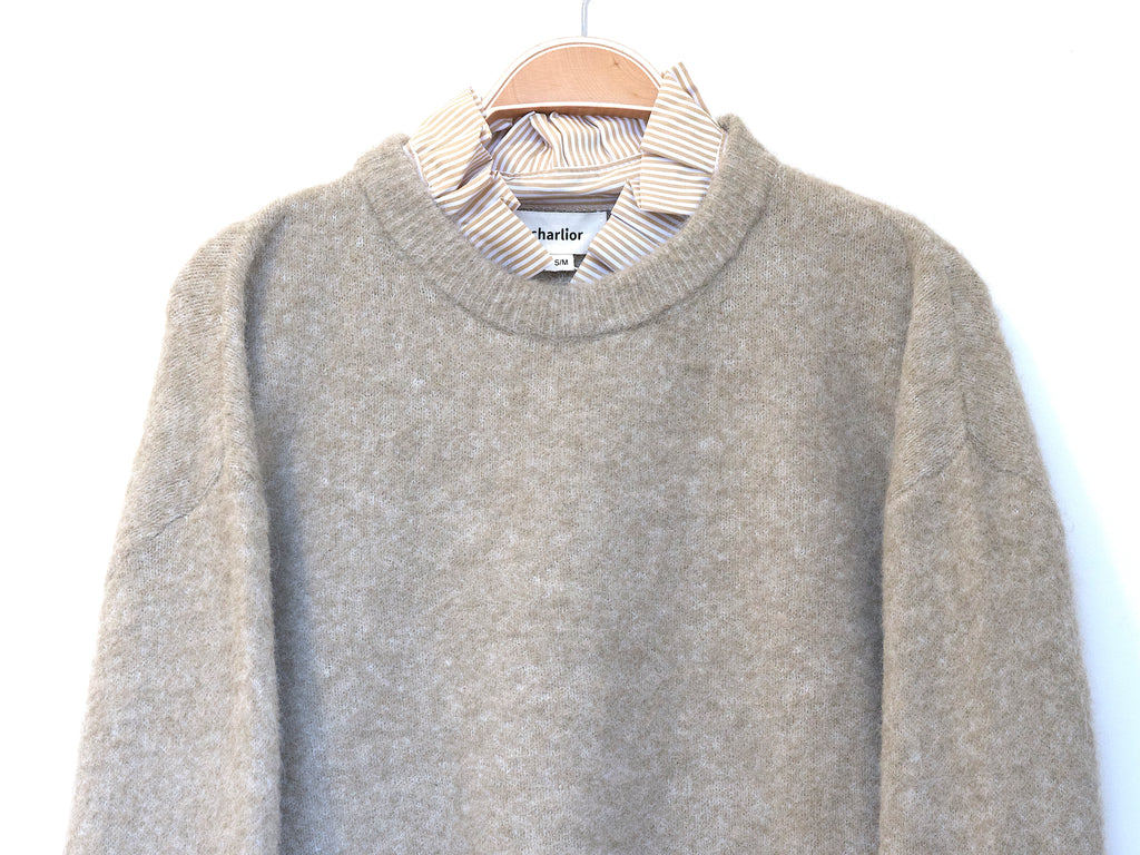 Jersey cuellos de camisa alpaca