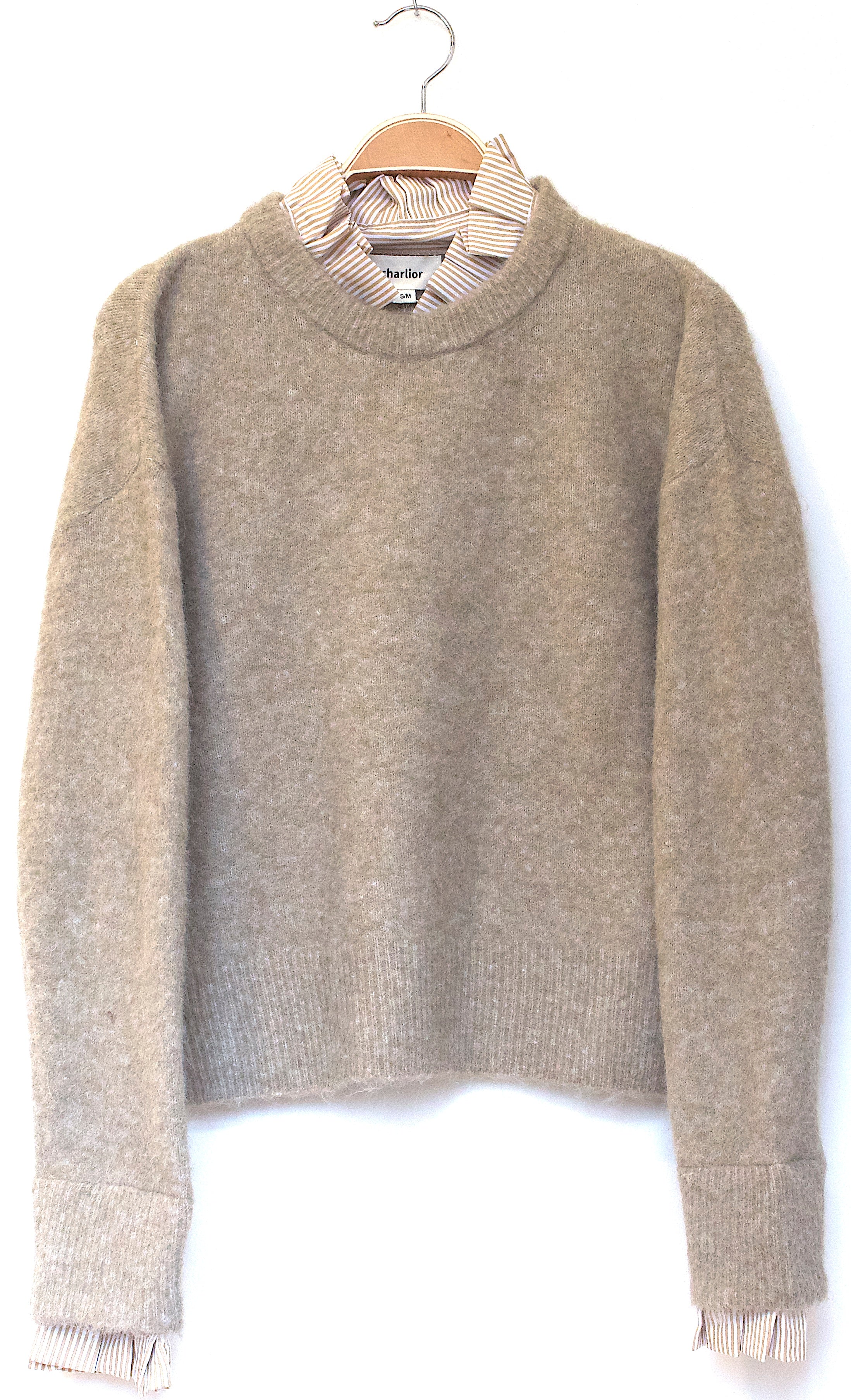 Jersey cuellos de camisa alpaca