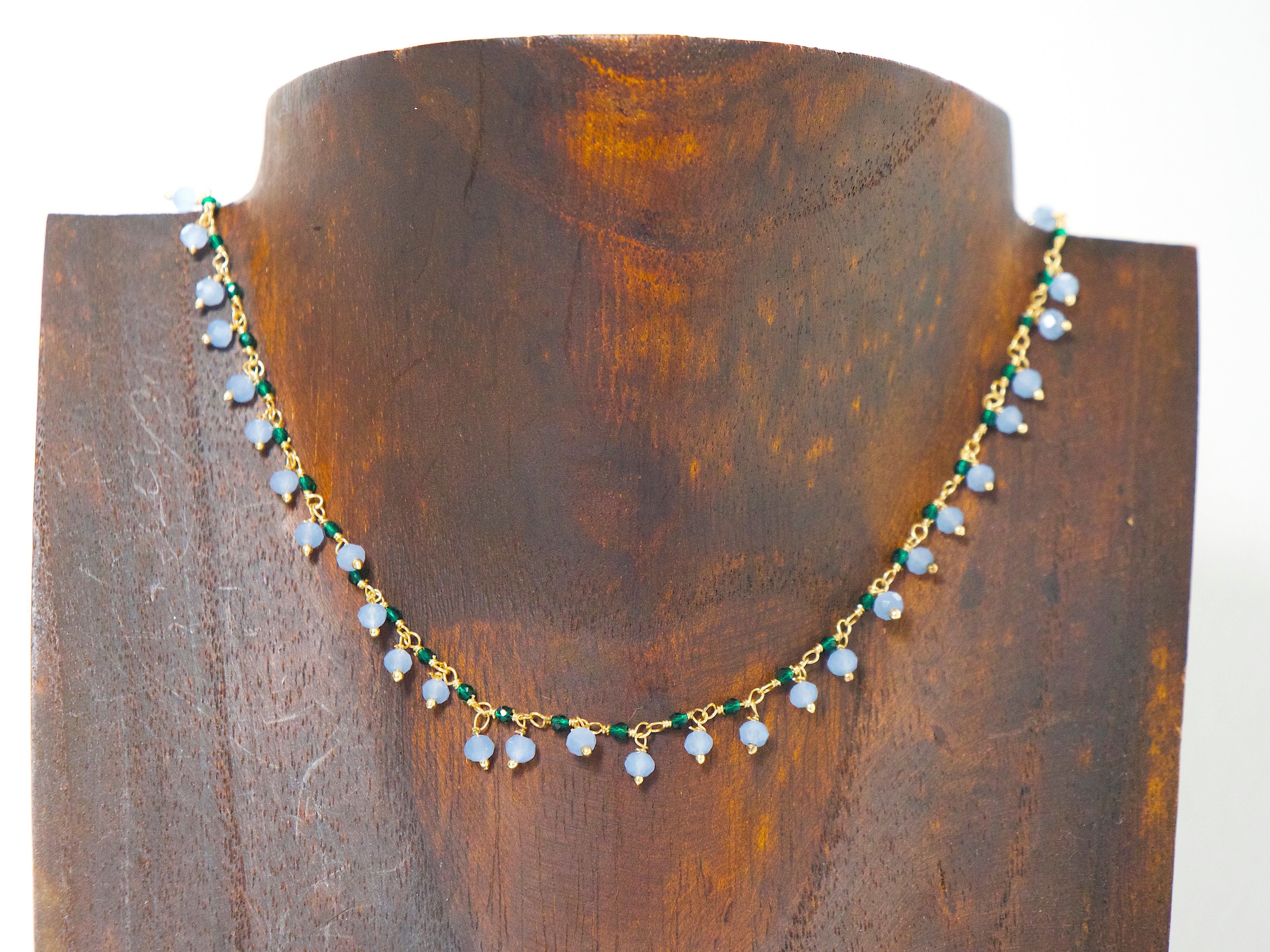 Collar Cristal Azul