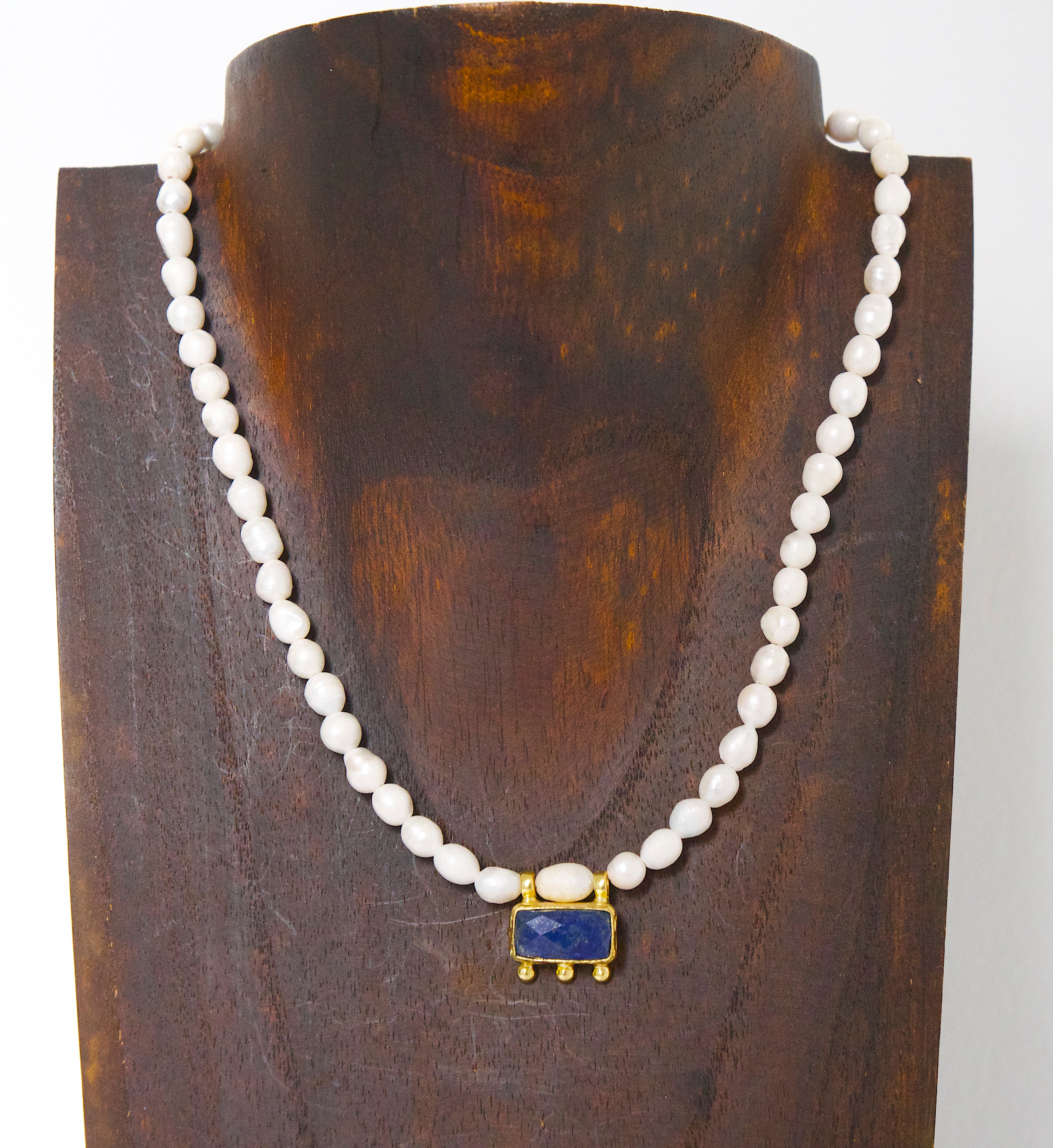 Collar Perla Azul