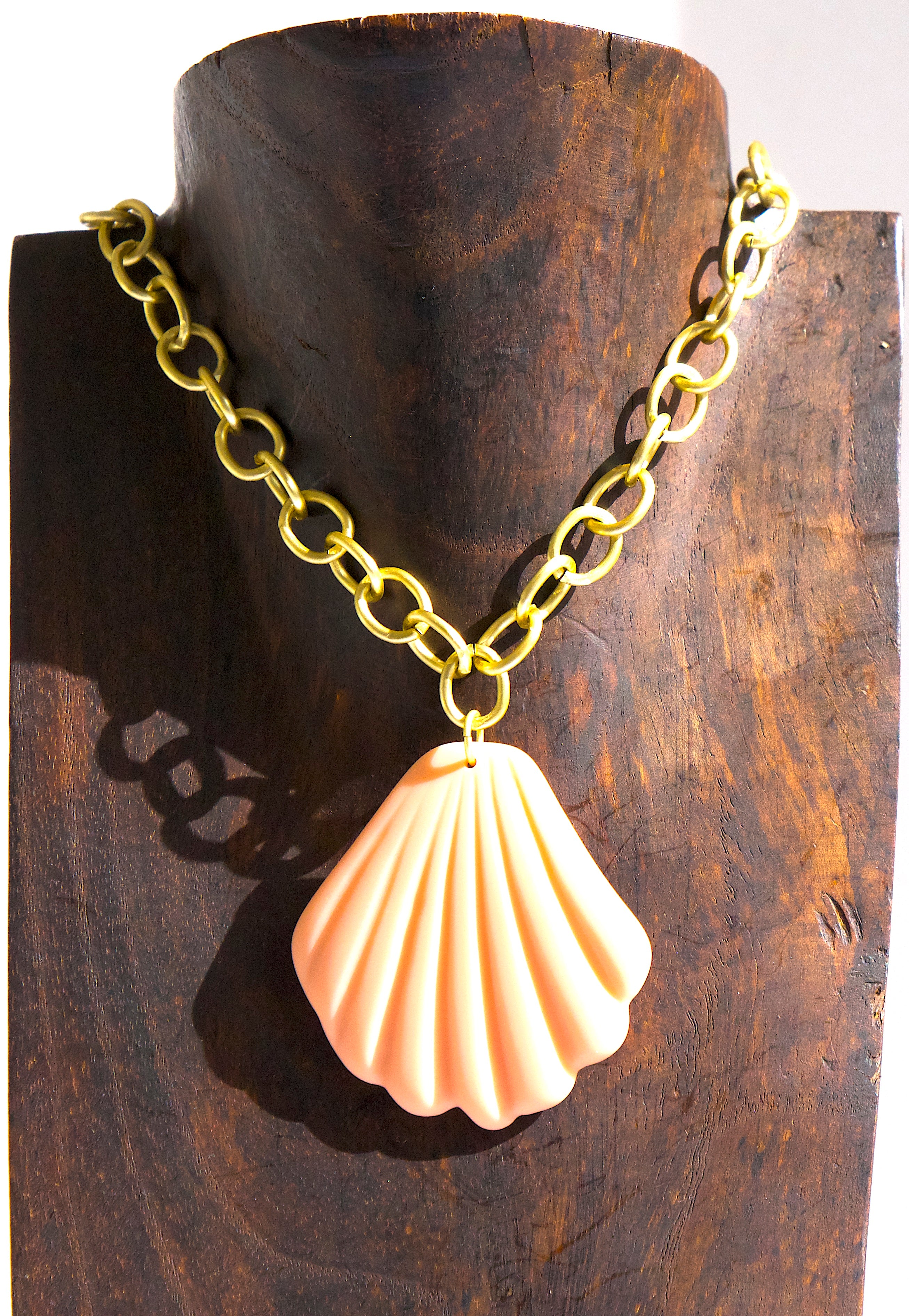 Collar Shell Rosa