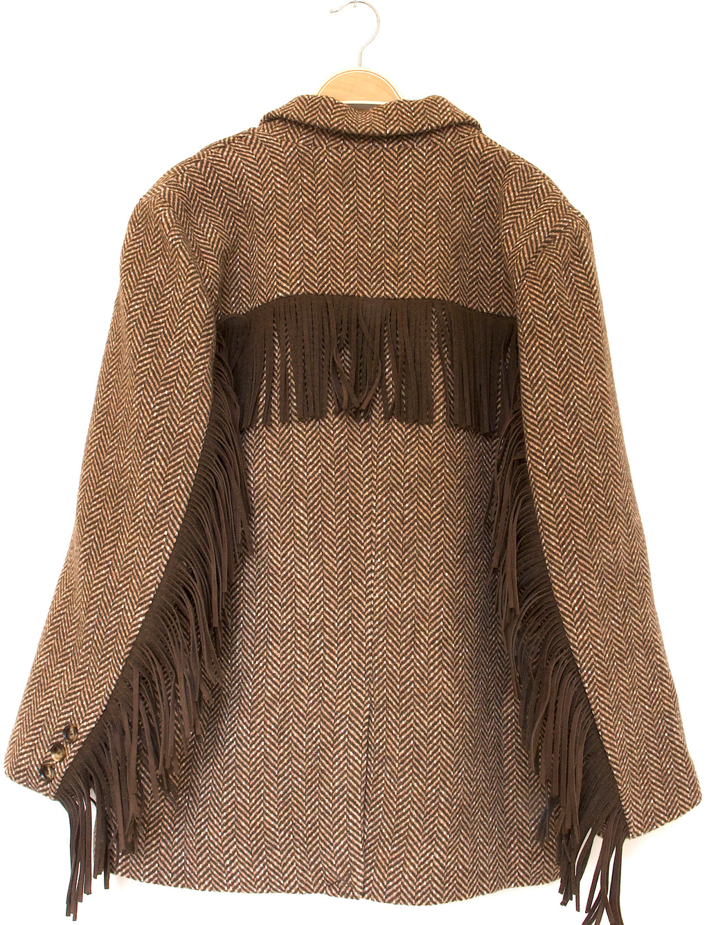 Chaqueta blazer flecos