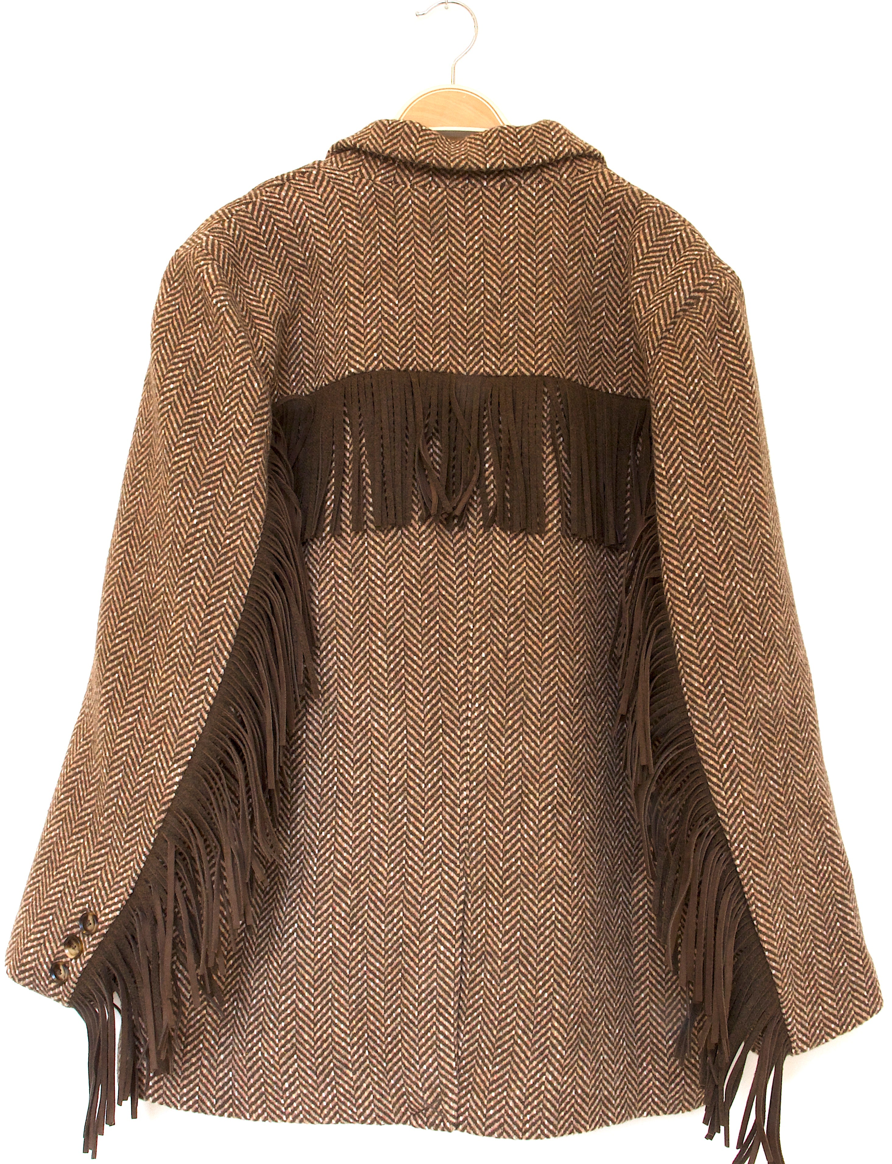 Chaqueta blazer flecos