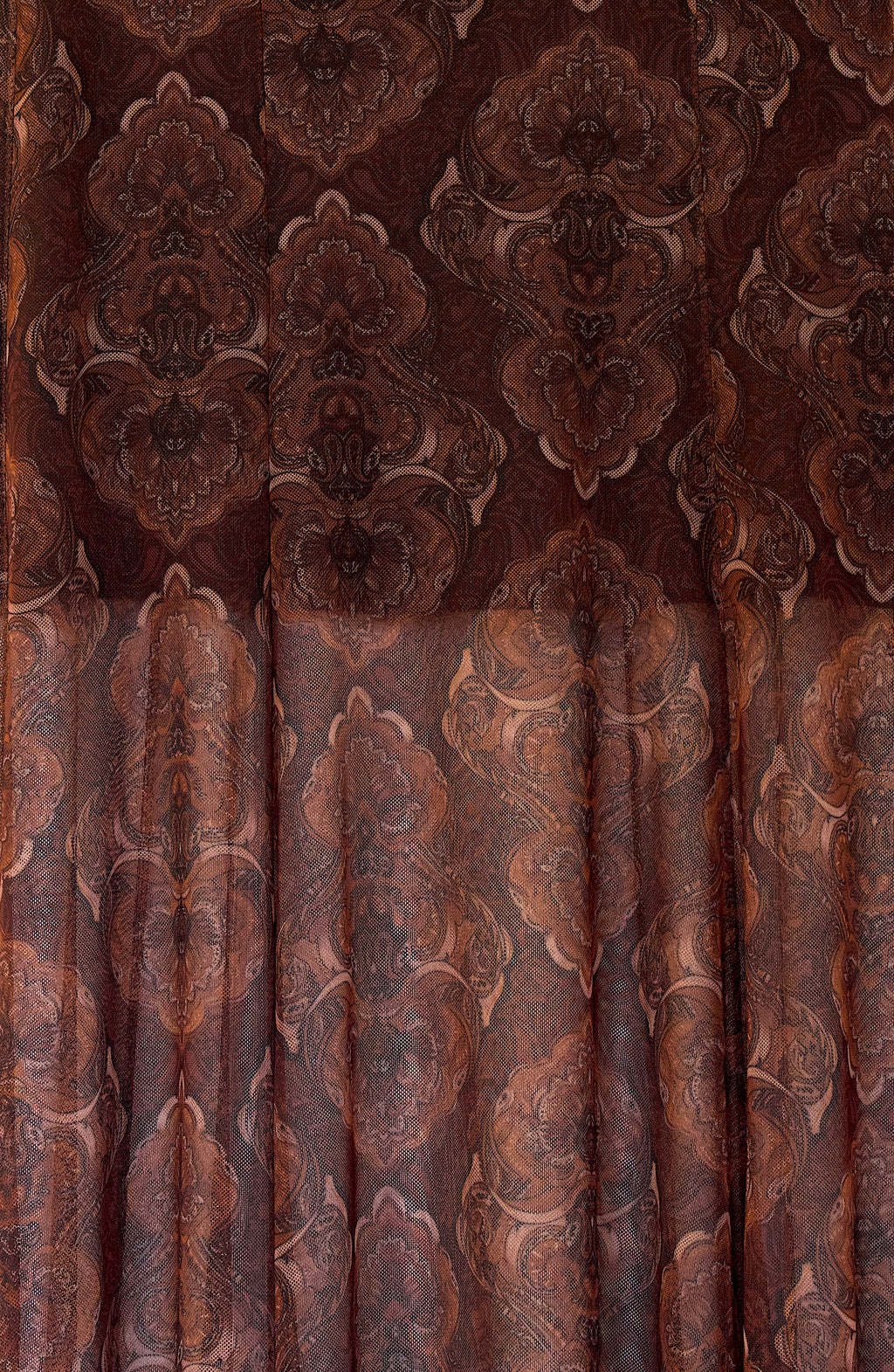 Falda marrón de tul